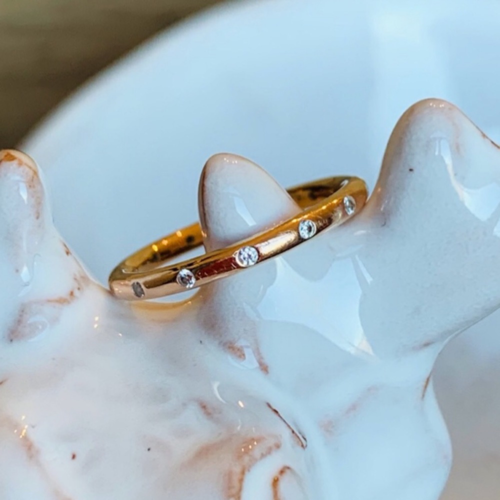 Pandora Rose Droplets Ring Retired